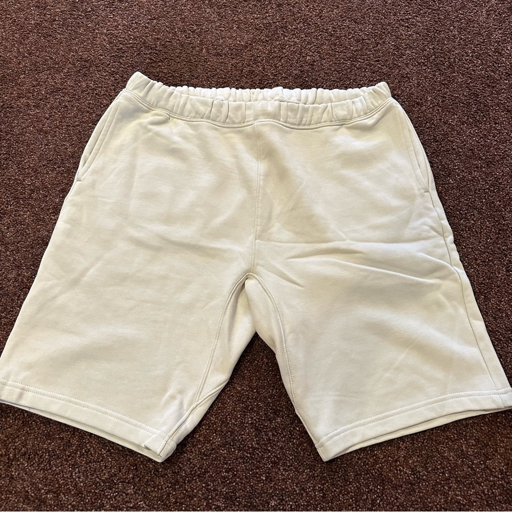H&M Plain Beige Sweatshorts | Size L